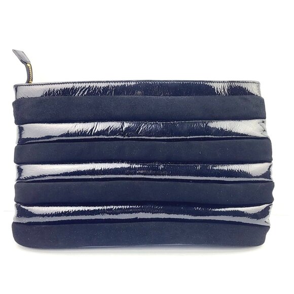 Bodhi Medium Soft Leather Clutch in‎ Black - Size 8.5 x 14 x 2 - Picture 2 of 10